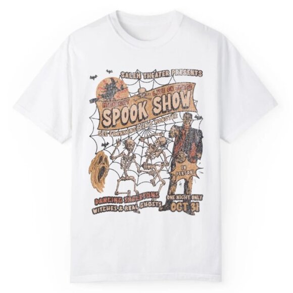Halloween Monster Mash T-Shirt, Retro Halloween Crewneck Monster T-Shirt - Picture 1 of 1